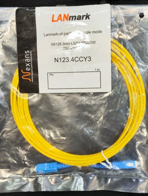 پچ کورد فیبر نوری نگزنس 3 متری SC-SC SM