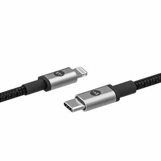 کابل  تایپ سی به لایتنینگ موفی mophie USB‑C to Lightning (با گواهی MFi شرکت اپل )، شارژ سریع 1 متری