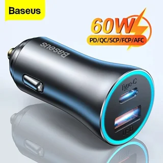 شارژر فندکی خودرو باسئوس baseus 60w high power مدل CGJM000113-60W