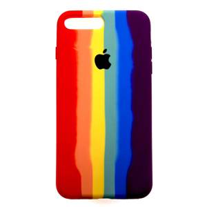 قاب گوشی سیلیکون پاک کنی اورجینال رنگین کمانی آیفون7و8 پلاس  Iphone 7/8 plus